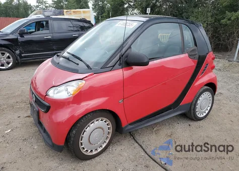 2015 Smart Fortwo Pure из США, поврежденный, VIN WMEEJ3BA3FK814636